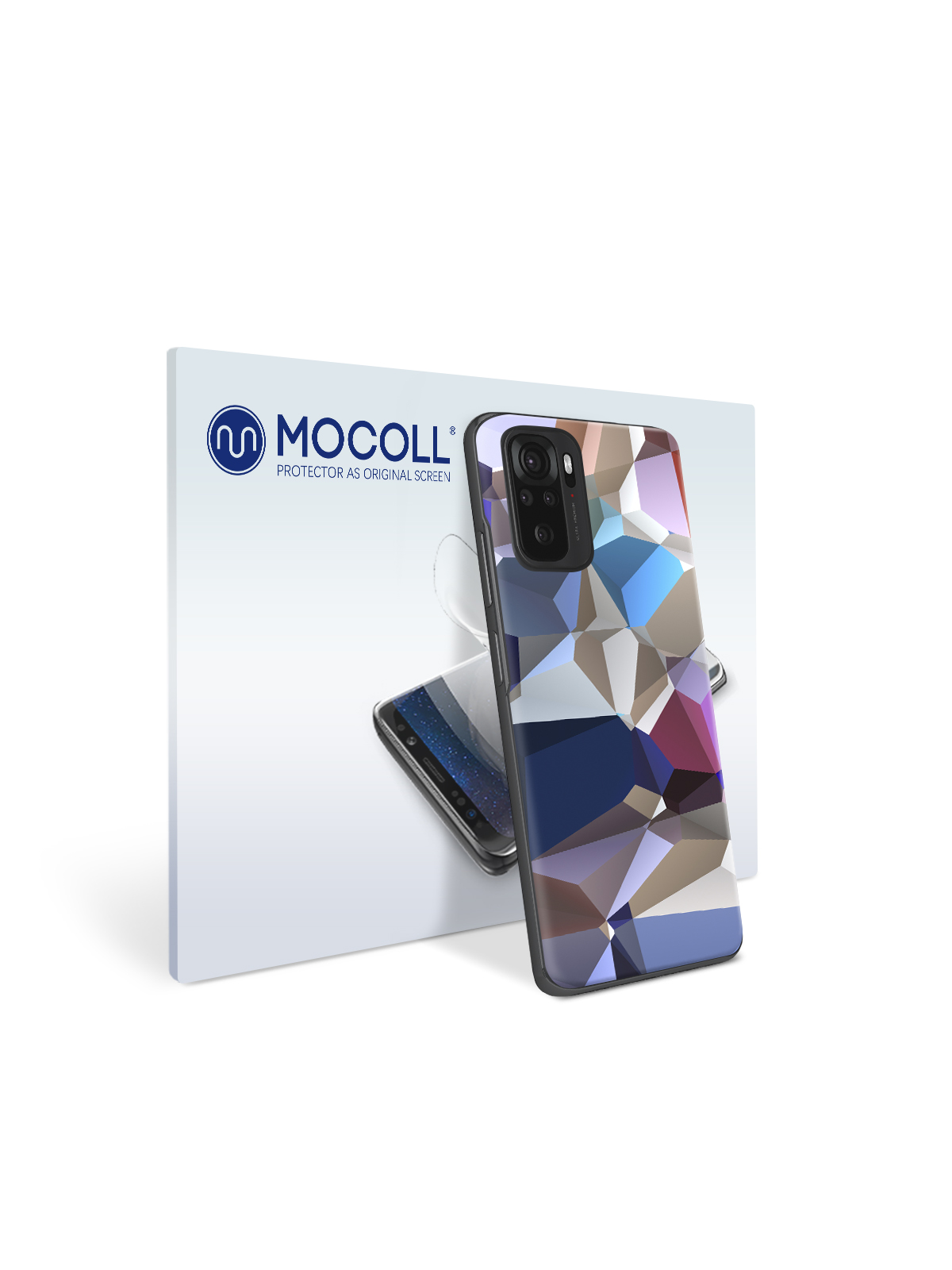 

Пленка защитная MOCOLL для задней панели Xiaomi Redmi Note 9T Цветная мозаика
