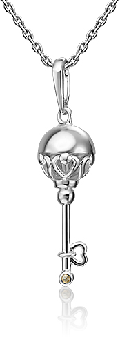 

Кулон из серебра PLATINA jewelry 03-3173-00-201-0200-68, топаз, 03-3173-00-201-0200-68