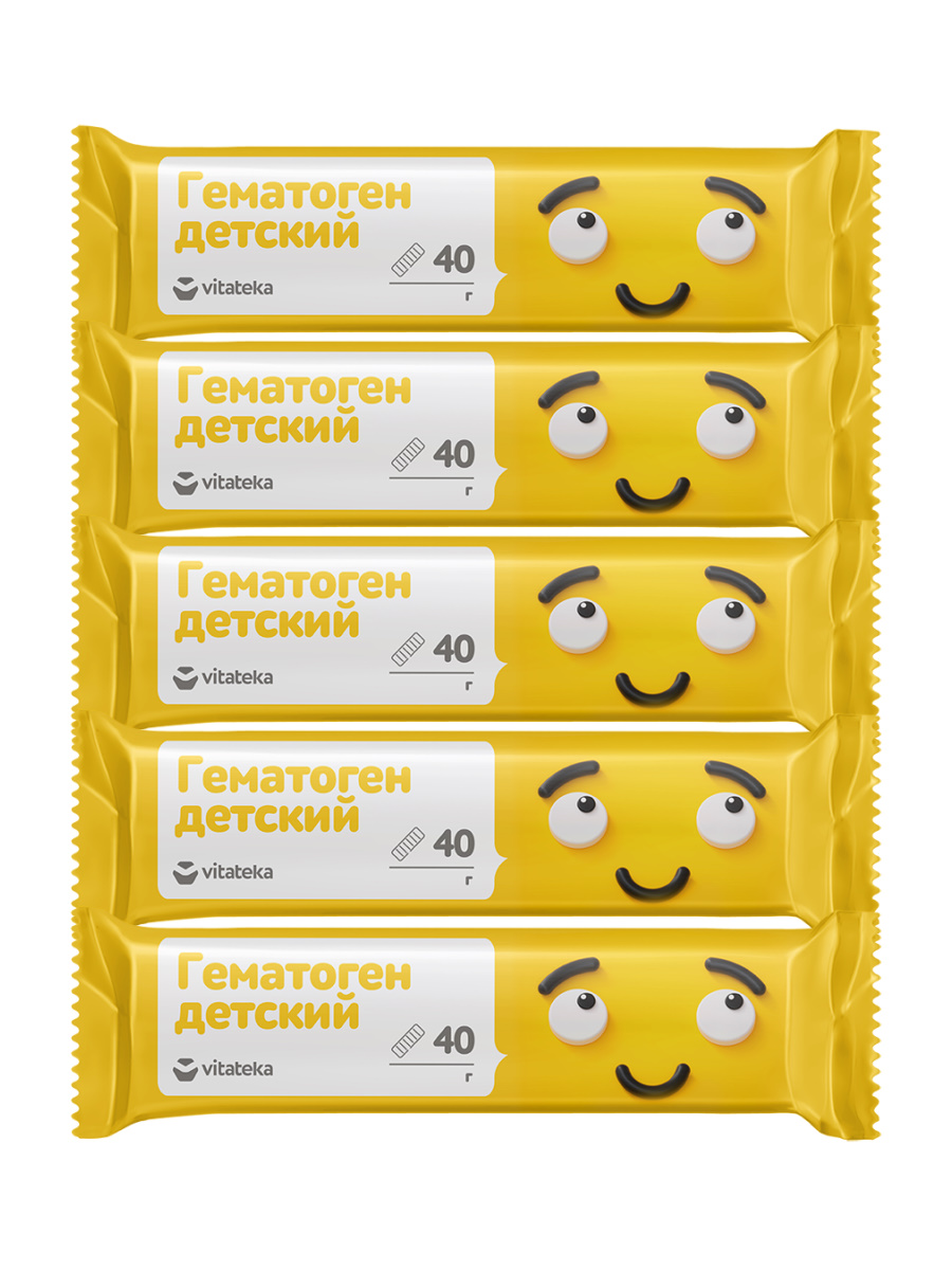 

Гематоген Vitateka детский 40 г 5 шт.