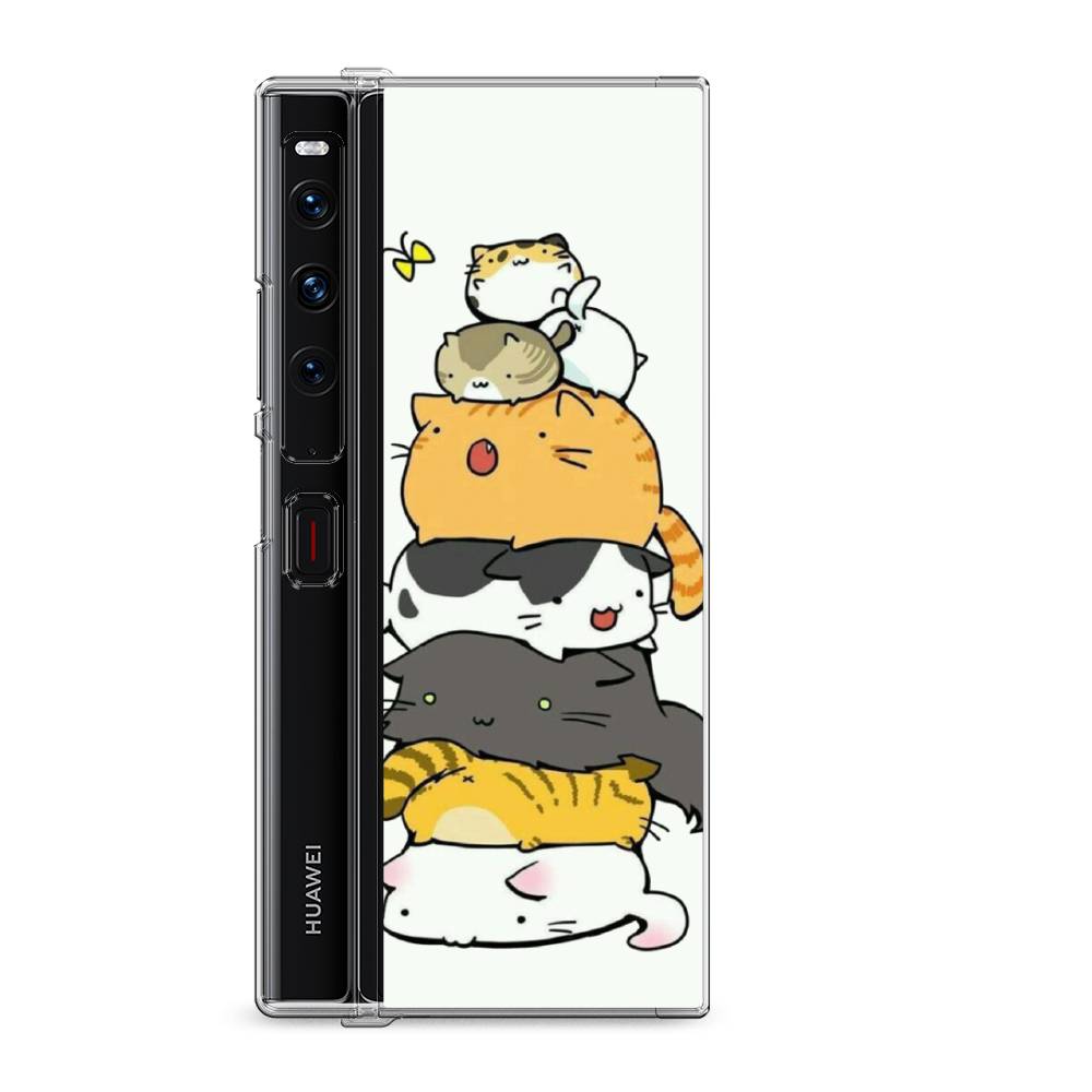 

Силиконовый чехол "Бутерброд из котиков" на Huawei Mate Xs 2 / Хуавеи Мате Xs 2