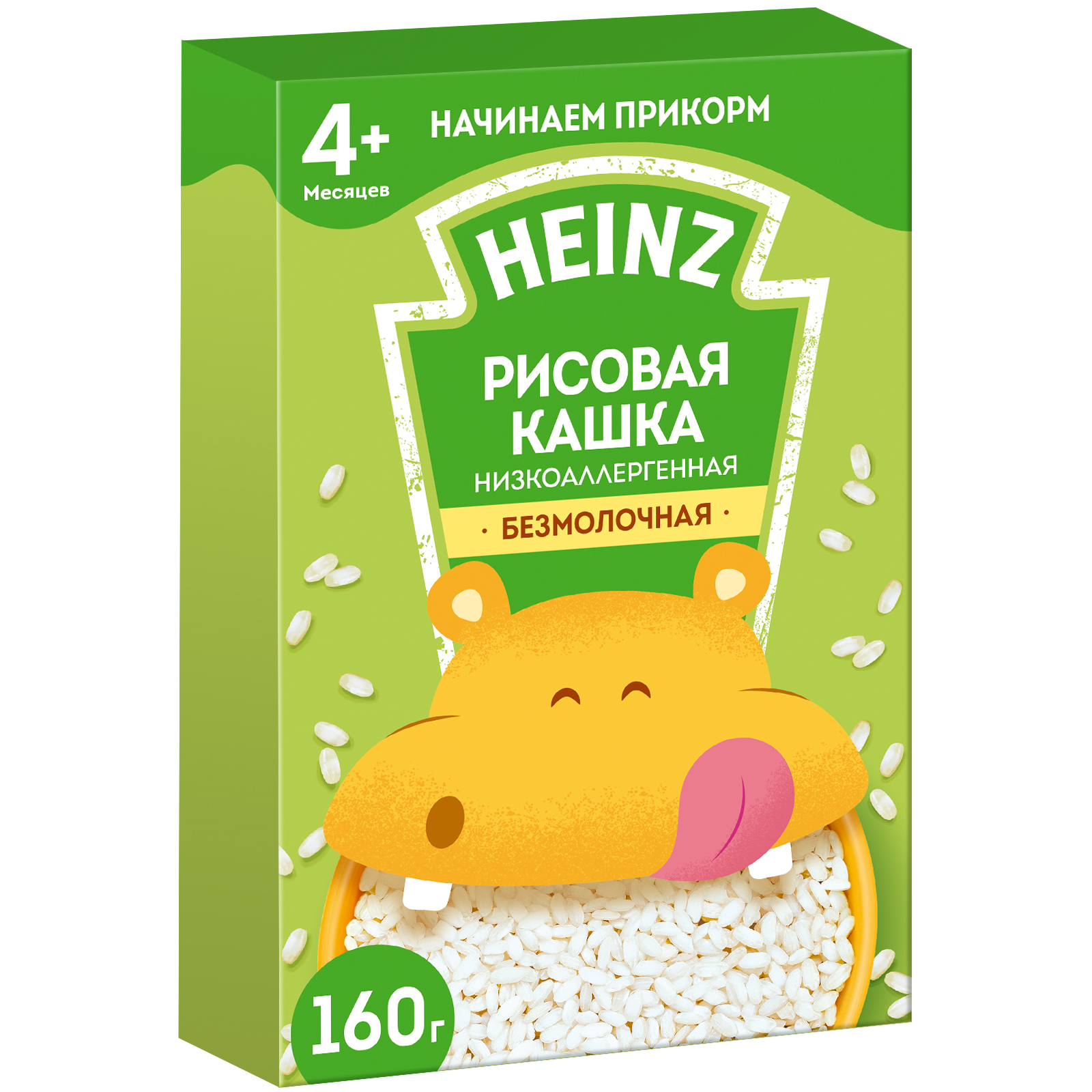 

Каша безмолочная Heinz Рисовая с 4 мес. 160 г, 15 шт., Рисовая