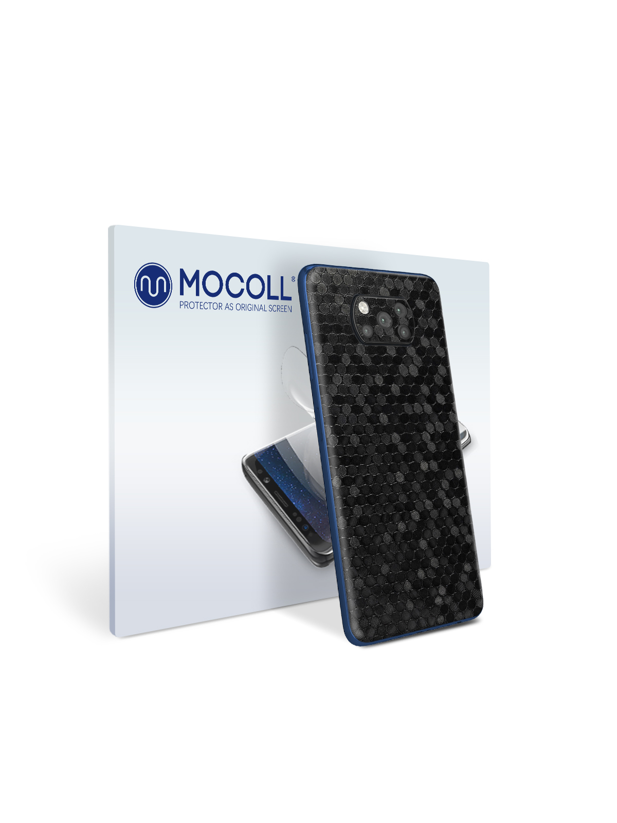 

Пленка защитная MOCOLL для задней панели Xiaomi Poco M3 Тень соты