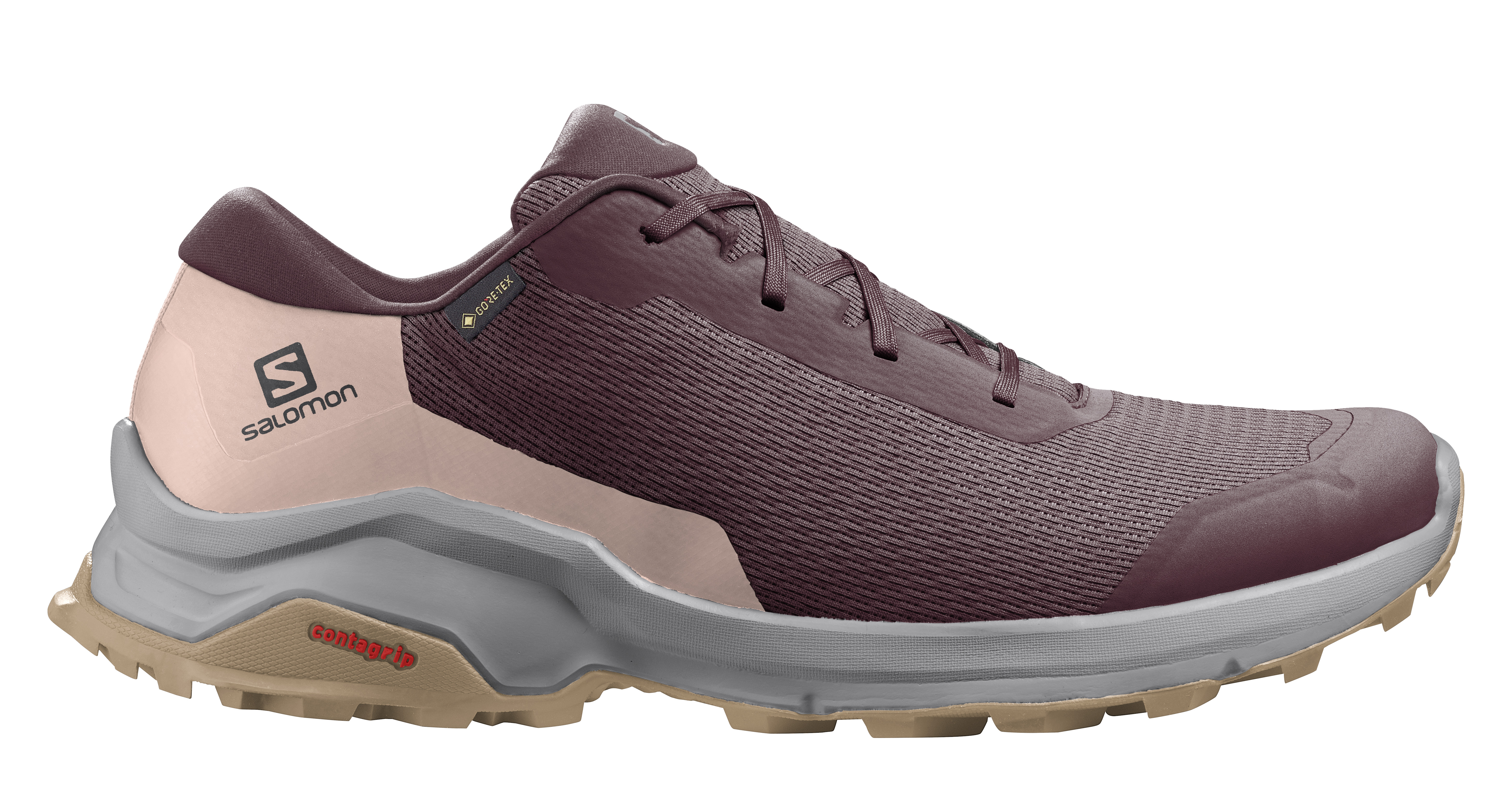 фото Кроссовки женские salomon x reveal gtx w коричневые 5.5 uk
