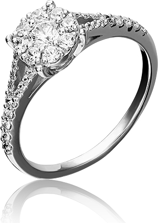 

Кольцо из золота р. 18,5 PLATINA jewelry 01-4730-00-501-1120-38, фианит, 01-4730-00-501-1120-38