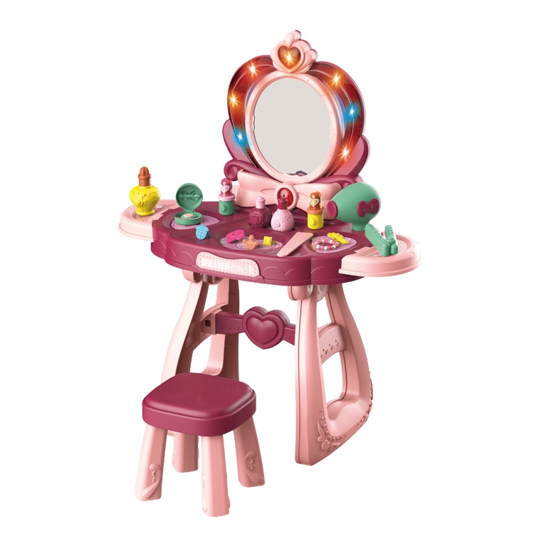 фото Игровое трюмо msn toys для девочки туалетный столик со стульчиком (8221с)