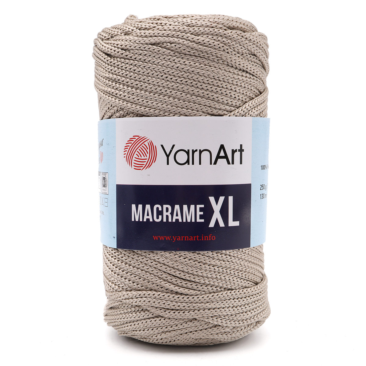 

Пряжа YarnArt 'Macrame XL', 250г, 130м (100% полиэстер) (156 суровый), 4 мотка