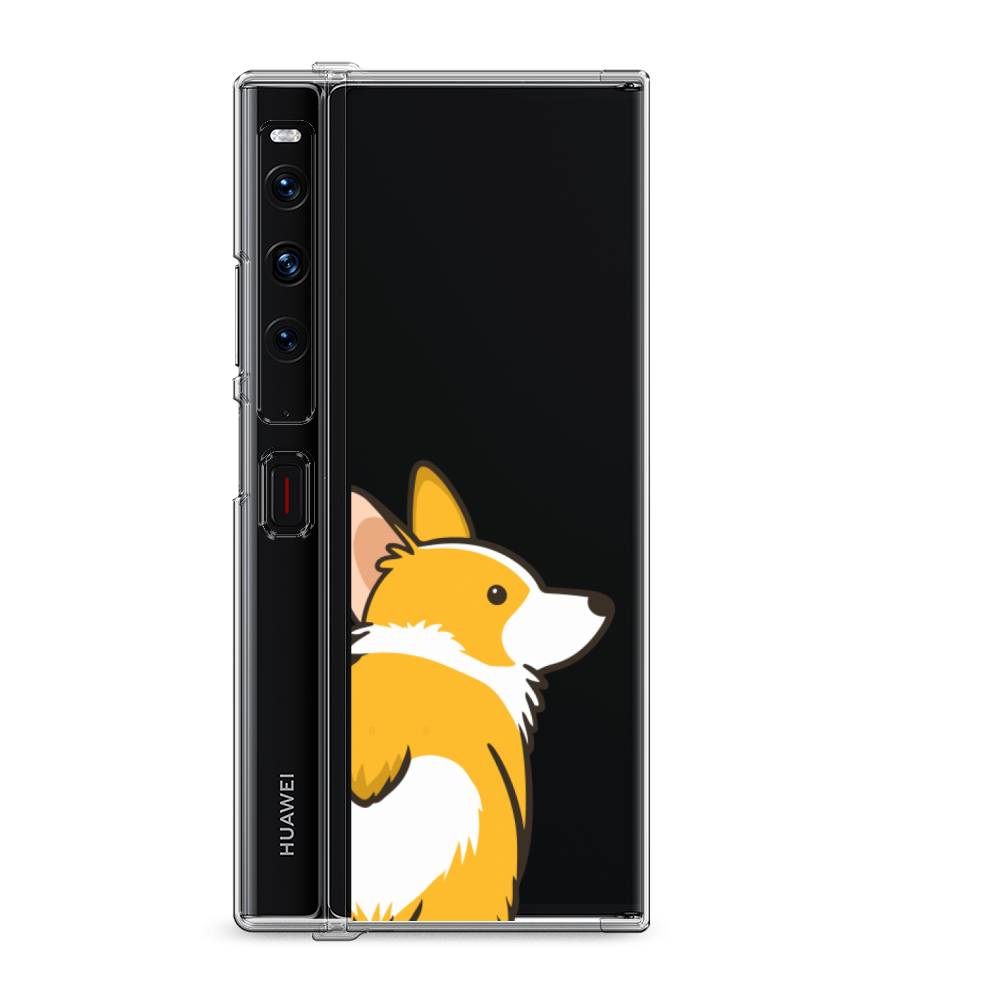 

Силиконовый чехол "Корги следуй за мной" на Huawei Mate Xs 2 / Хуавеи Мате Xs 2