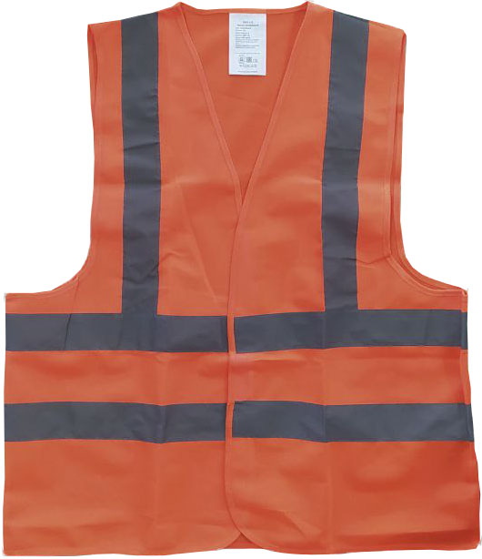 

Жилет светоотражающий сигнальный оранжевый 4 СОП, 120 г/м2, жил