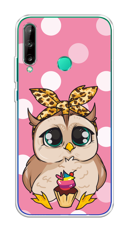 

Чехол на Honor 9C, Huawei P40 Lite E/Y7p "Милая совушка на розовом", Розовый;бежевый;коричневый, 612550-1