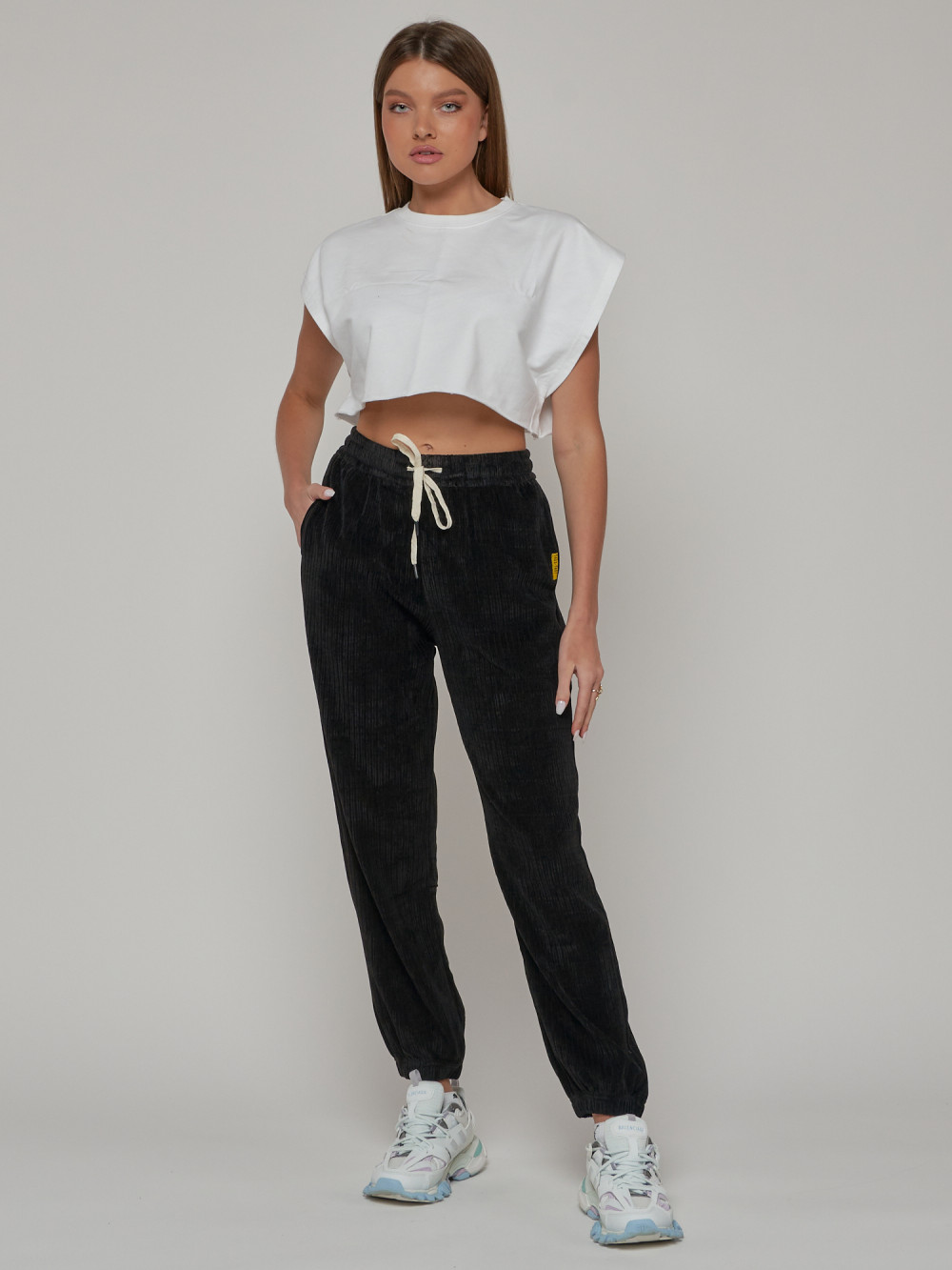 

Спортивные брюки женские MTFORCE 114 черные 42 RU, Черный, 114