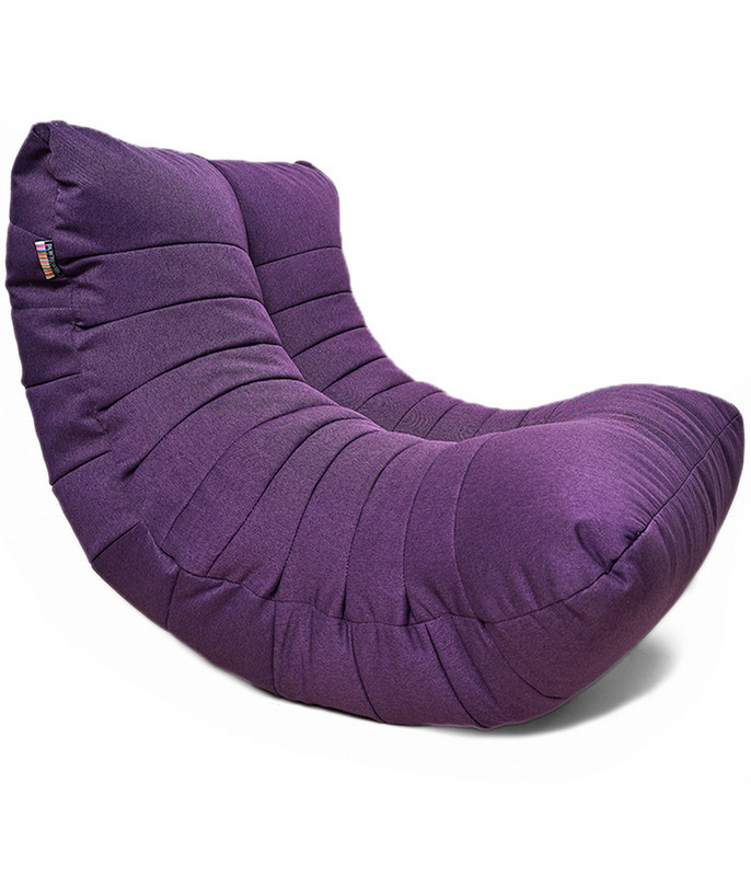 

Кресло мешок Relax Line К в рогожке Bahama - Violet, Фиолетовый