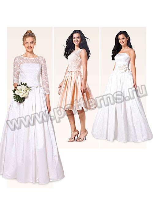 

Выкройка Burda №6776 — Свадебное платье