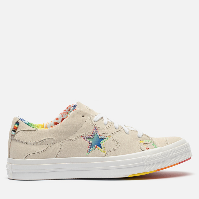 фото Кеды женские converse one star ox бежевые 38 eu