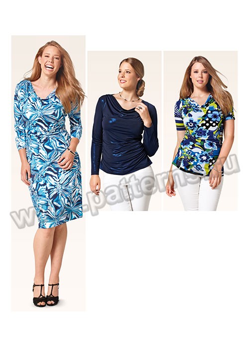 

Выкройка Burda №6785 — Платье, Кофта