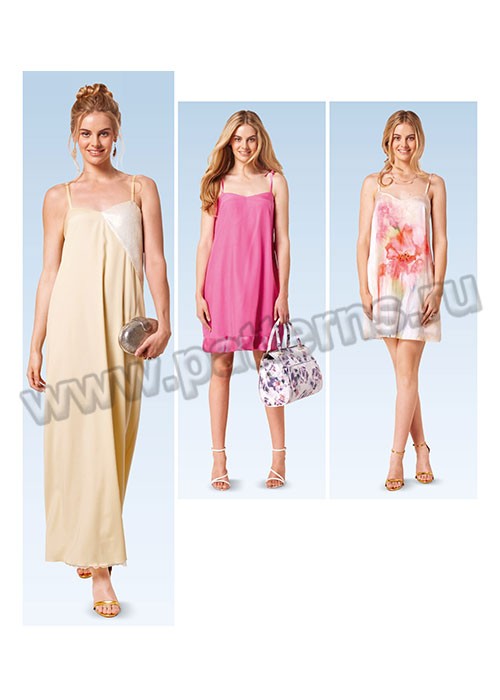 

Выкройка Burda №6792 — Платье на бретельках