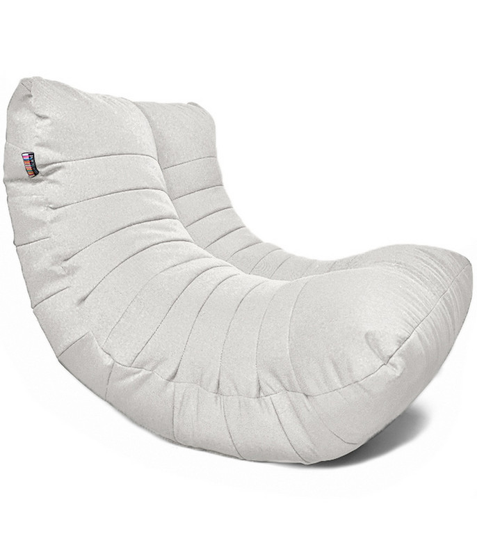 

Кресло мешок Relax Line К в рогожке Bahama - White, Белый