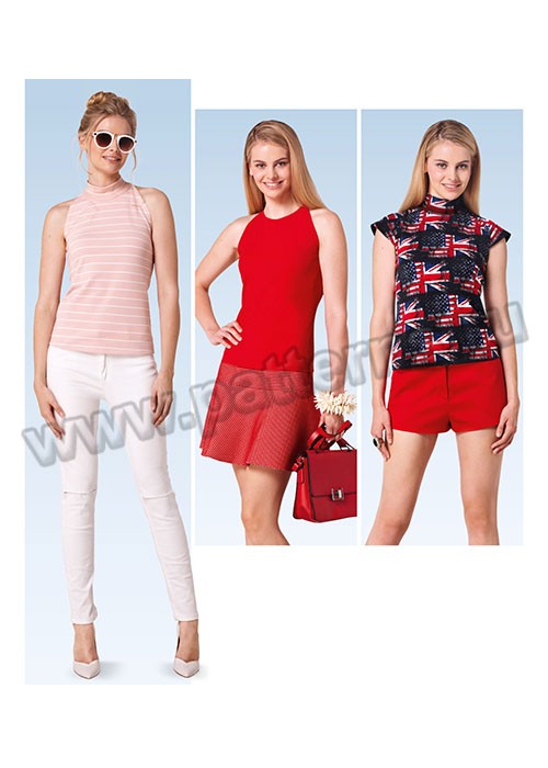 

Выкройка Burda №6795 — Топ