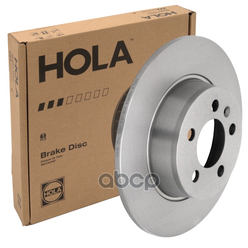 

HOLA Тормозной диск, задний, 272mm, 5100, AUDI A1 8X 1KF,1KX, 1шт, HOLA, HD953 1шт