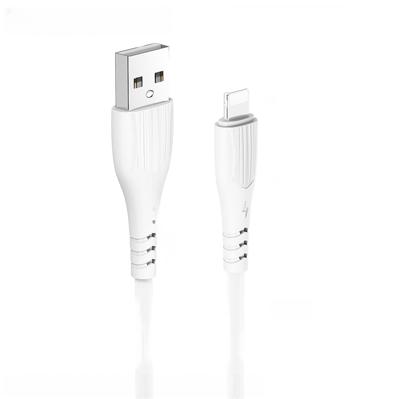 

Дата-кабель More choice K22i USB - Lightning 8-pin TPE, 2.4A, 1м White, K22i