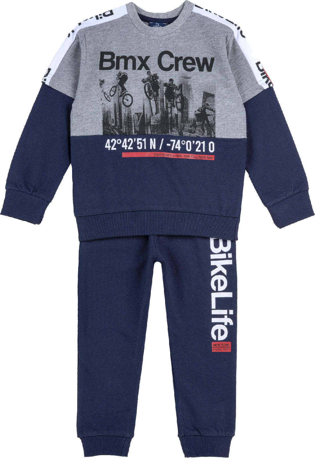

Спортивный костюм Chicco 09078769104088 цв. синий р. 104, 9078769