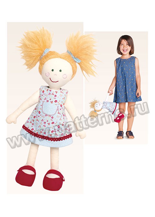 

Выкройка Burda №6824 — Мягкие игрушки: Кукла