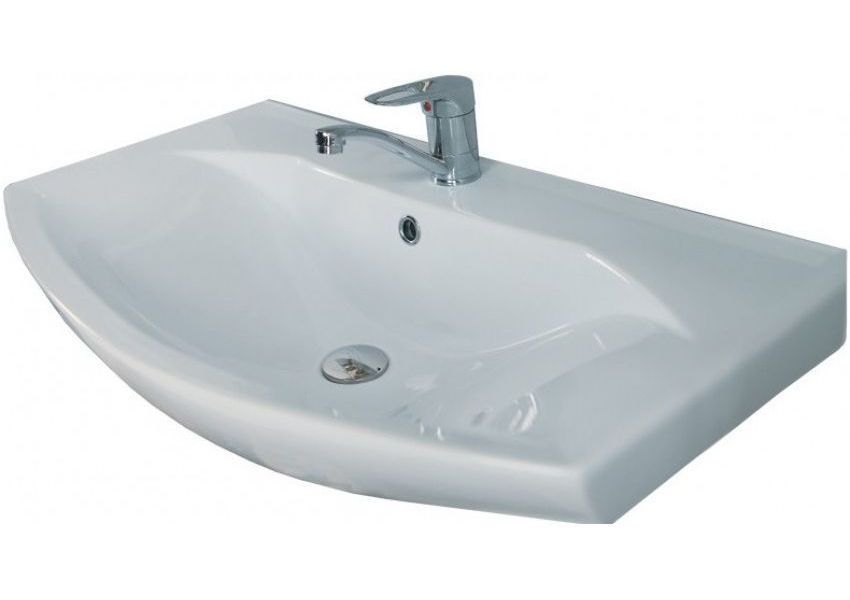 

Раковина накладная AQUATON Смайл 80, 80.5х19.5х45.5 см [1wh207783]
