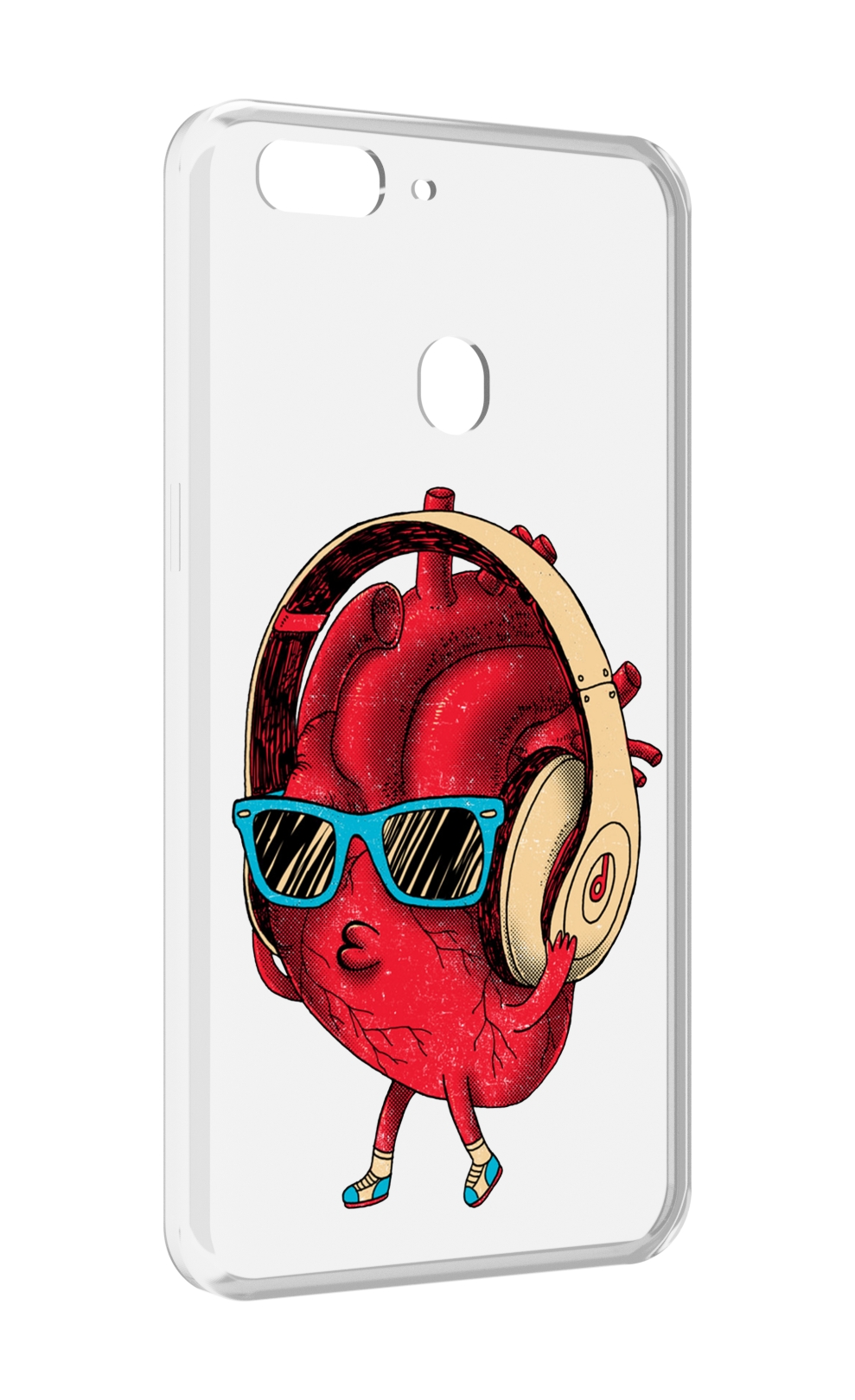 

Чехол MyPads слушай сердце для Oppo Realme 2, Прозрачный, Tocco