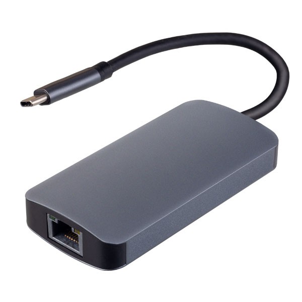 

Переходник Perfeo PF-Type-C-18 USB Type-C dock. station 4 in 1 (PF_B4663)