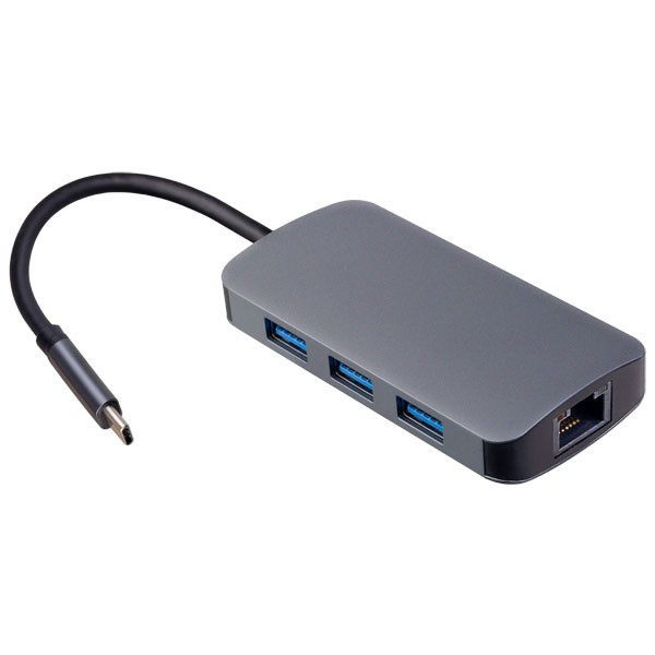 Переходник Perfeo PF-Type-C-21 USB Type-C dock. station 6 in 1 (PF_B4666)