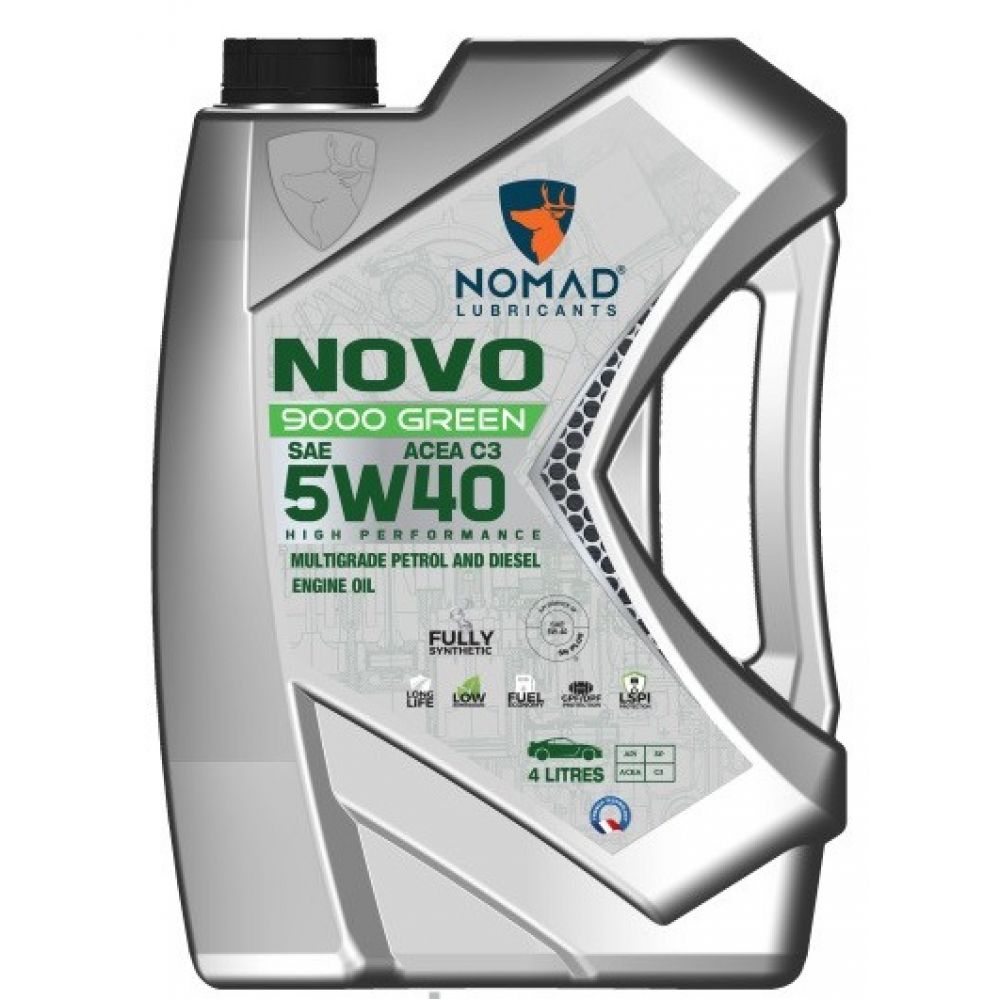 Моторное масло Nomad Novo 9000 Green 5W40 Acea C3 4л