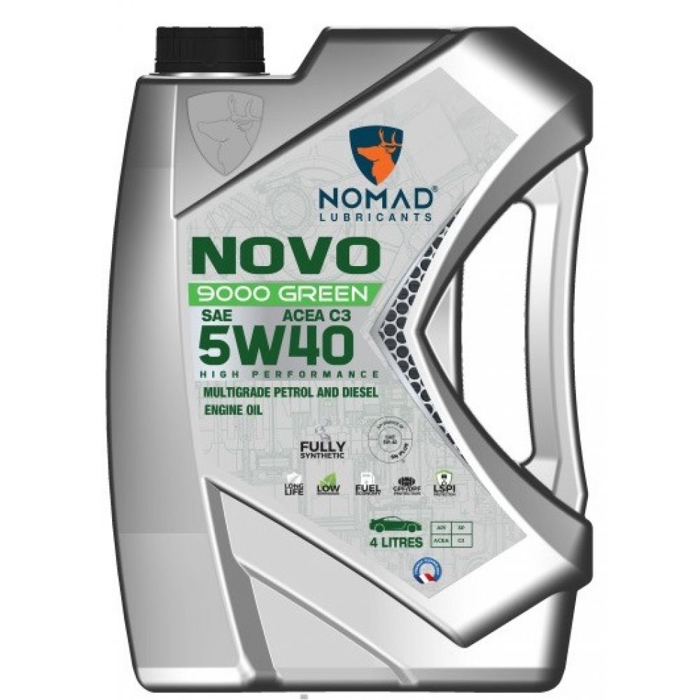 

Моторное масло Nomad Novo 9000 Green 5W40 Acea C3 4л