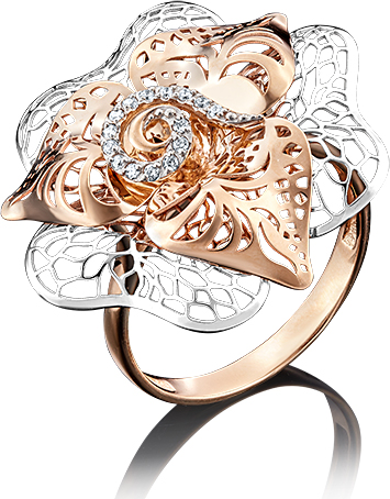 

Кольцо из золота р.  PLATINA jewelry 01-4841-01-401-1110-65, фианит, 01-4841-01-401-1110-65
