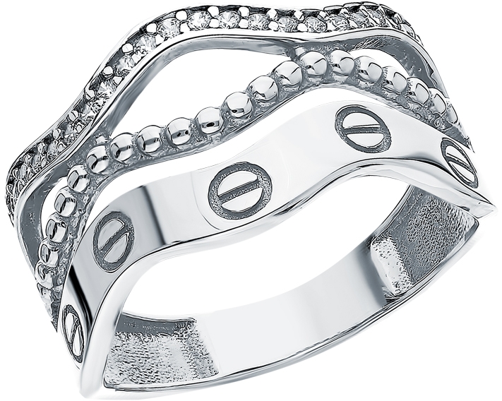 

Кольцо женское MOSTAR JEWELLERY YZK0010 р.18.5, YZK0010