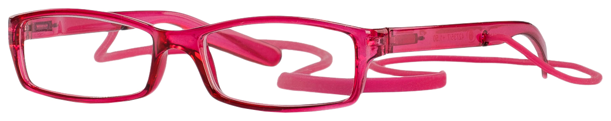 Очки корригирующие Кемнер Оптикс пластик со шнуром для чтения +1,0 розовые 42735/6