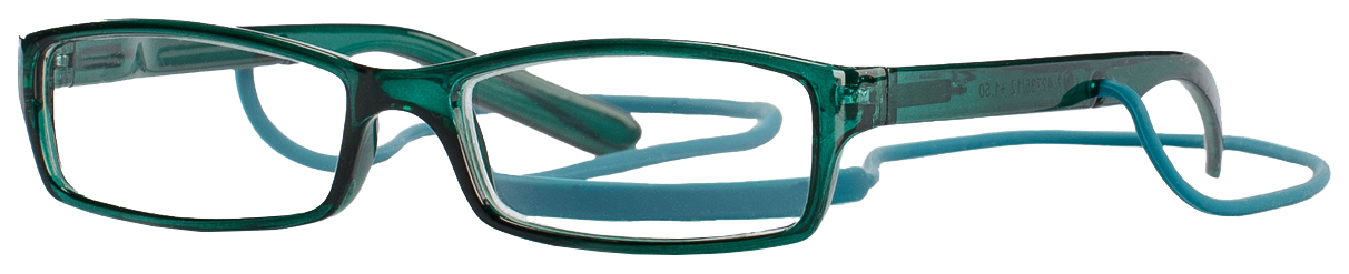 фото Очки корригирующие кемнер оптикс пластик со шнуром для чтения +1,5 зеленые 42735/12 kemner optics