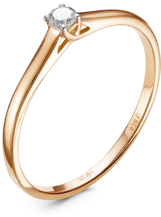 

Кольцо женское Diamond Union 5-1182-103 р.17.5, 5-1182-103