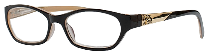 Очки корригирующие Кемнер Оптикс пластик для чтения +3, 0 коричнево-бежевые 42699/11, Kemner Optics  - купить со скидкой