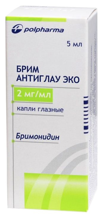 Купить Брим Антиглау ЭКО капли глазные 2 мг/мл 5 мл, ICN Polfa Rzeszow