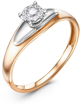 

Кольцо женское Diamond Union 5-3452-103 р.18, 5-3452-103