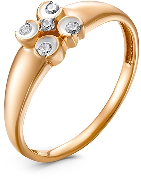 

Кольцо женское Diamond Union 5-3457-103 р.18, 5-3457-103