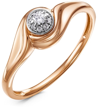 

Кольцо женское Diamond Union 5-3539-103 р.17.5, 5-3539-103
