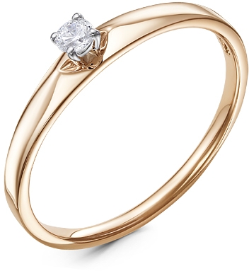 

Кольцо женское Diamond Union 5-3591-103 р.17, 5-3591-103-1К