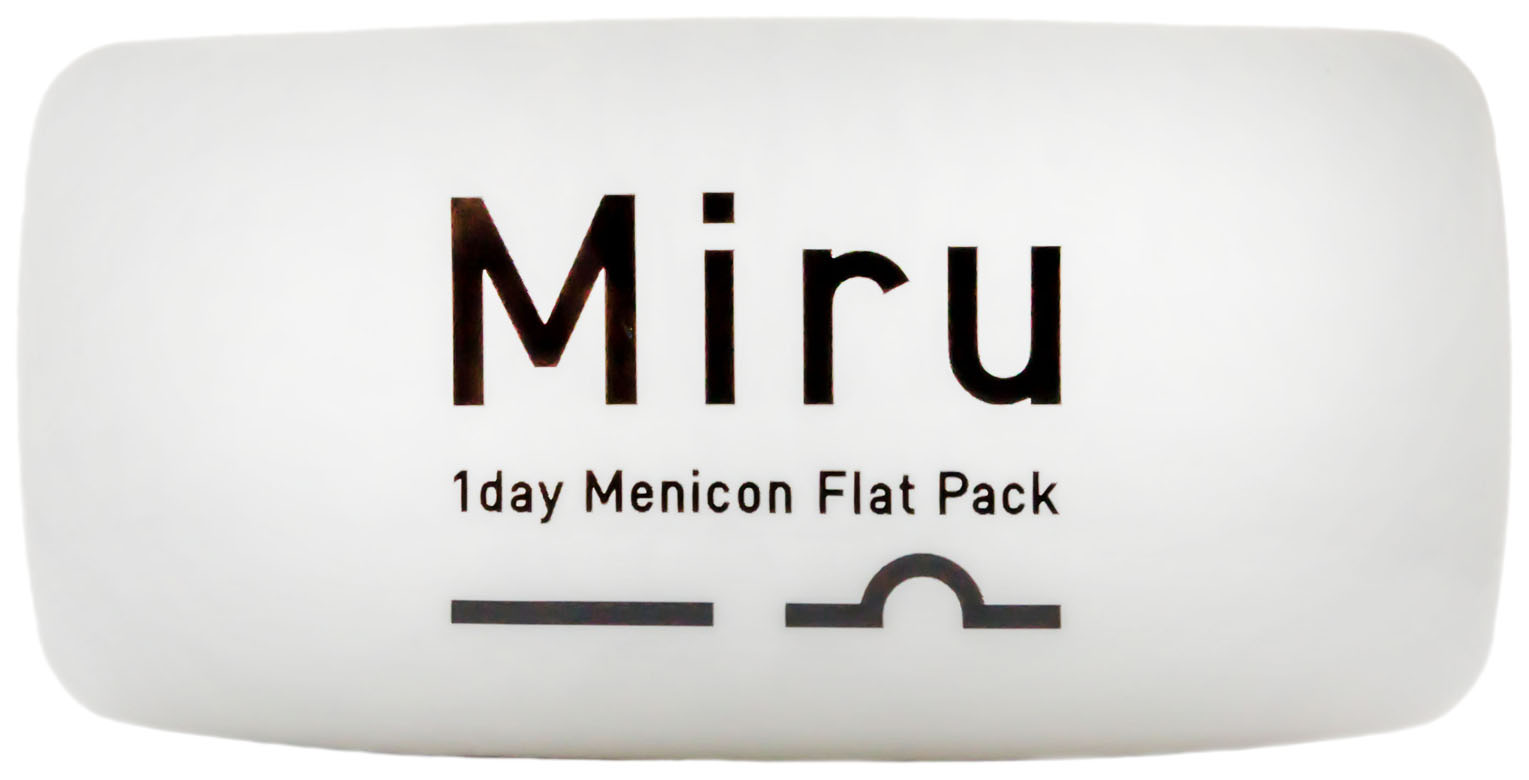 Купить 1-Day Flat Pack 30 линз, Линза контактная Miru 1 day Miru Flat Pack -0, 50 30 шт.