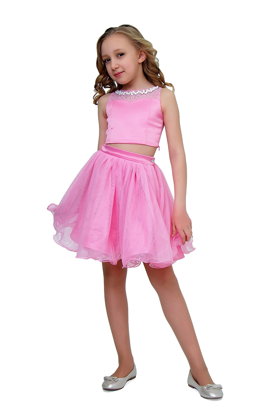 Девочка в розовой юбке. Платье Ladetto. Детские юбки. Розовое платье для девочки. Нарядная юбка для девочки.