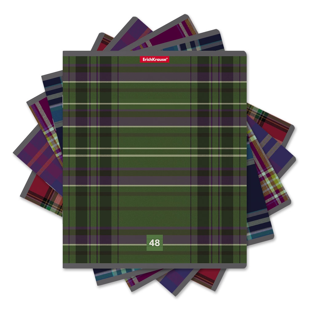 

Тетрадь общая ErichKrause Scottish Cage, 48 листов, линейка