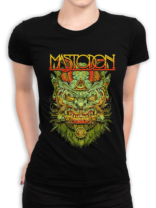 фото Футболка женская design heroes группа mastodon черная 2xl