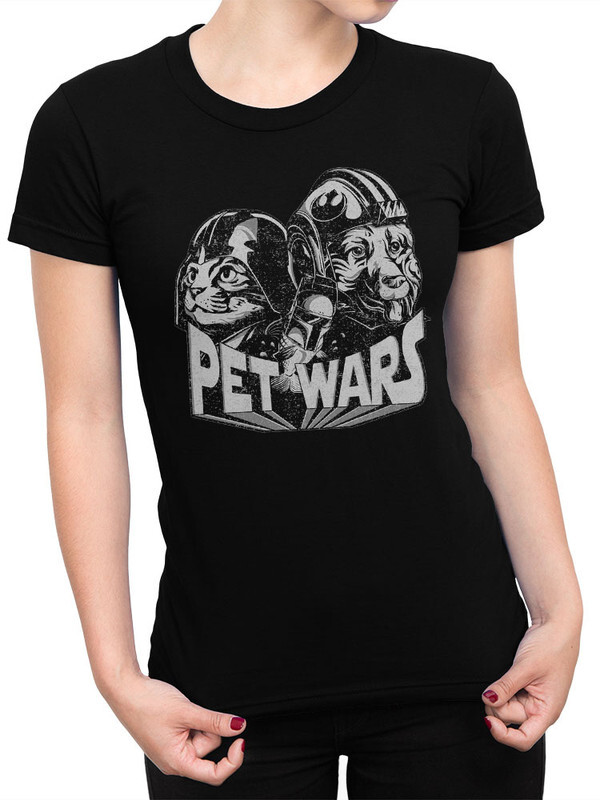 фото Футболка женская design heroes pet wars черная xs