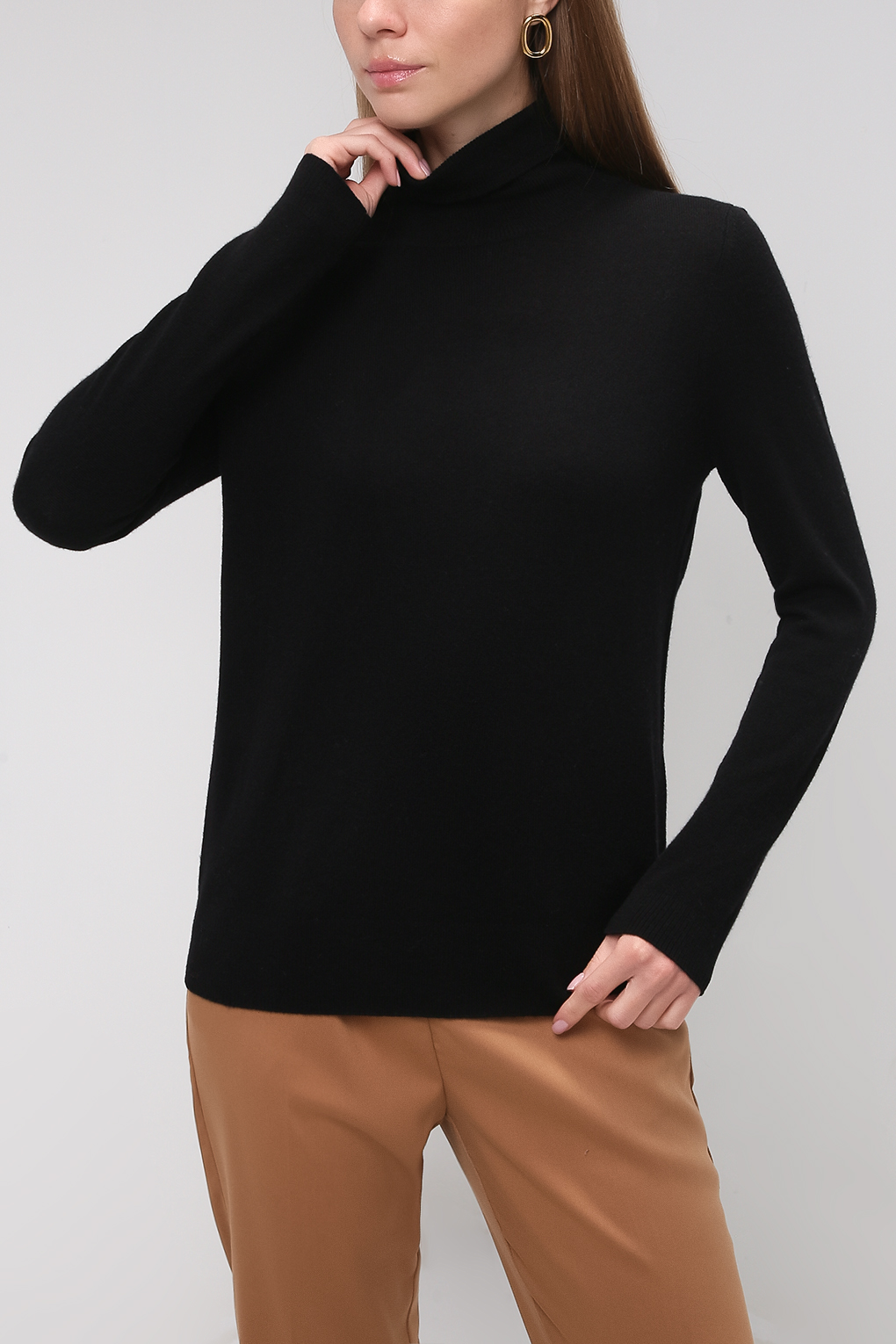 

Водолазка женская Essentials by Stockmann 2109 SANDY черная S, 2109 SANDY