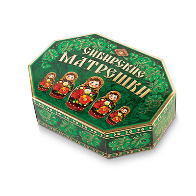 

Шоколадные конфеты Шоколадная Страна Сибирские матрешки 290 г