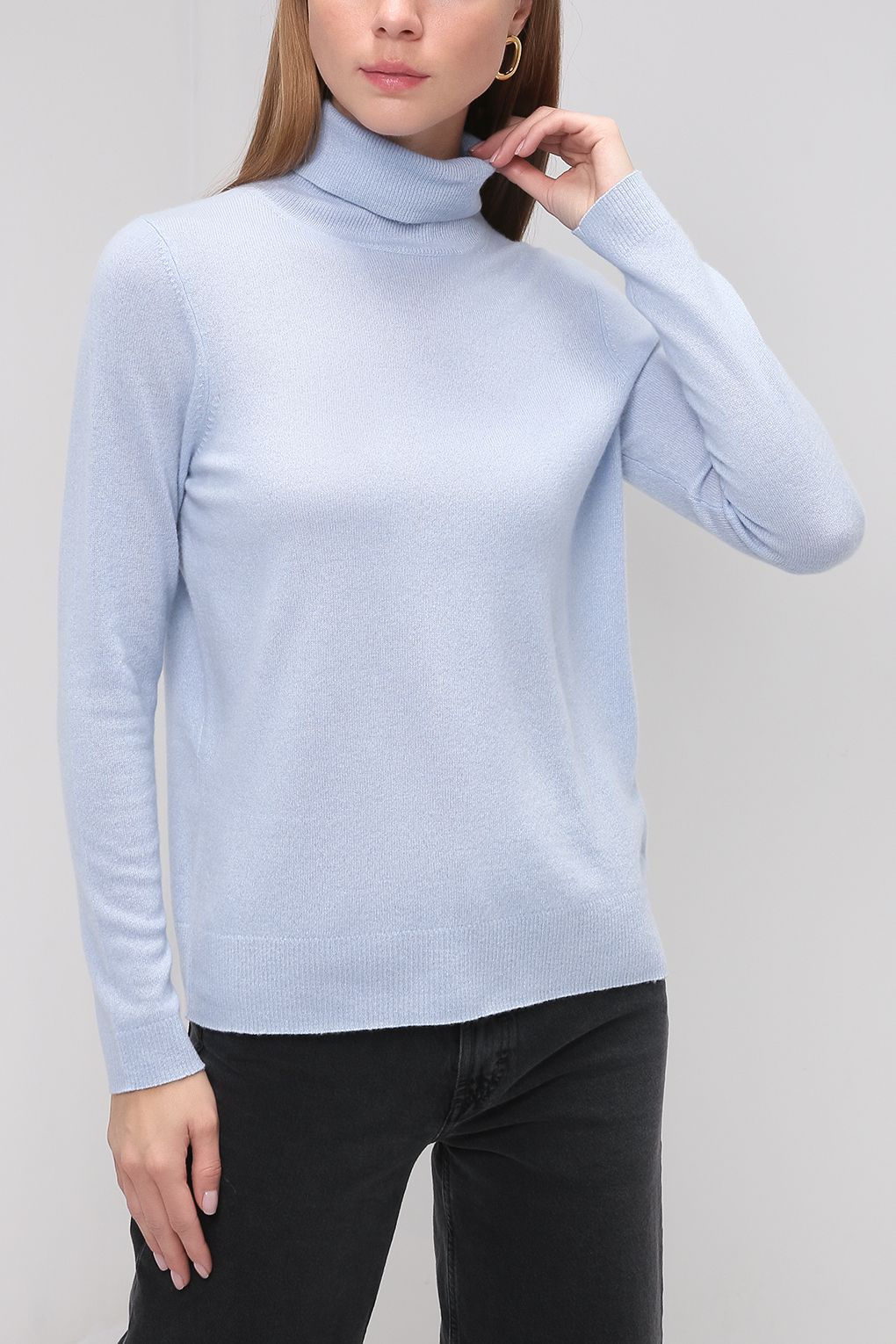 

Водолазка женская Essentials by Stockmann 2109 SANDY синяя M, 2109 SANDY